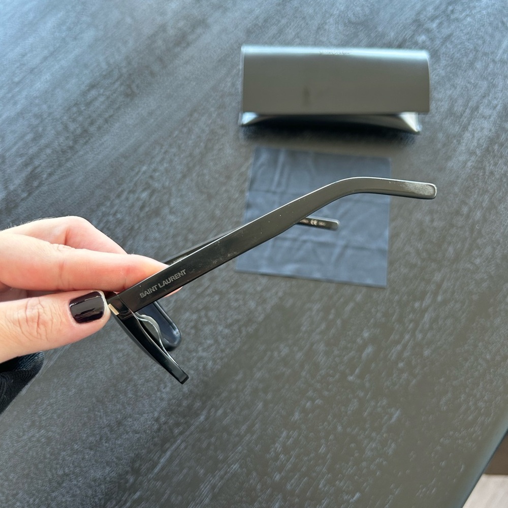 Saint Laurent Black Designer Sunglasses - Picture 2 of 6